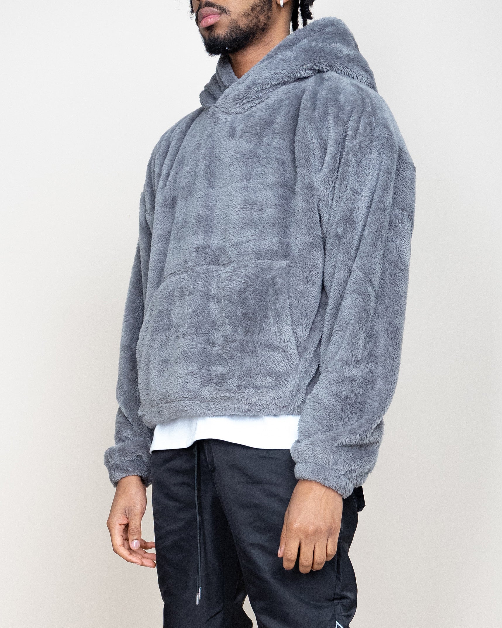 EPTM FUZZY HOODIE-GREY