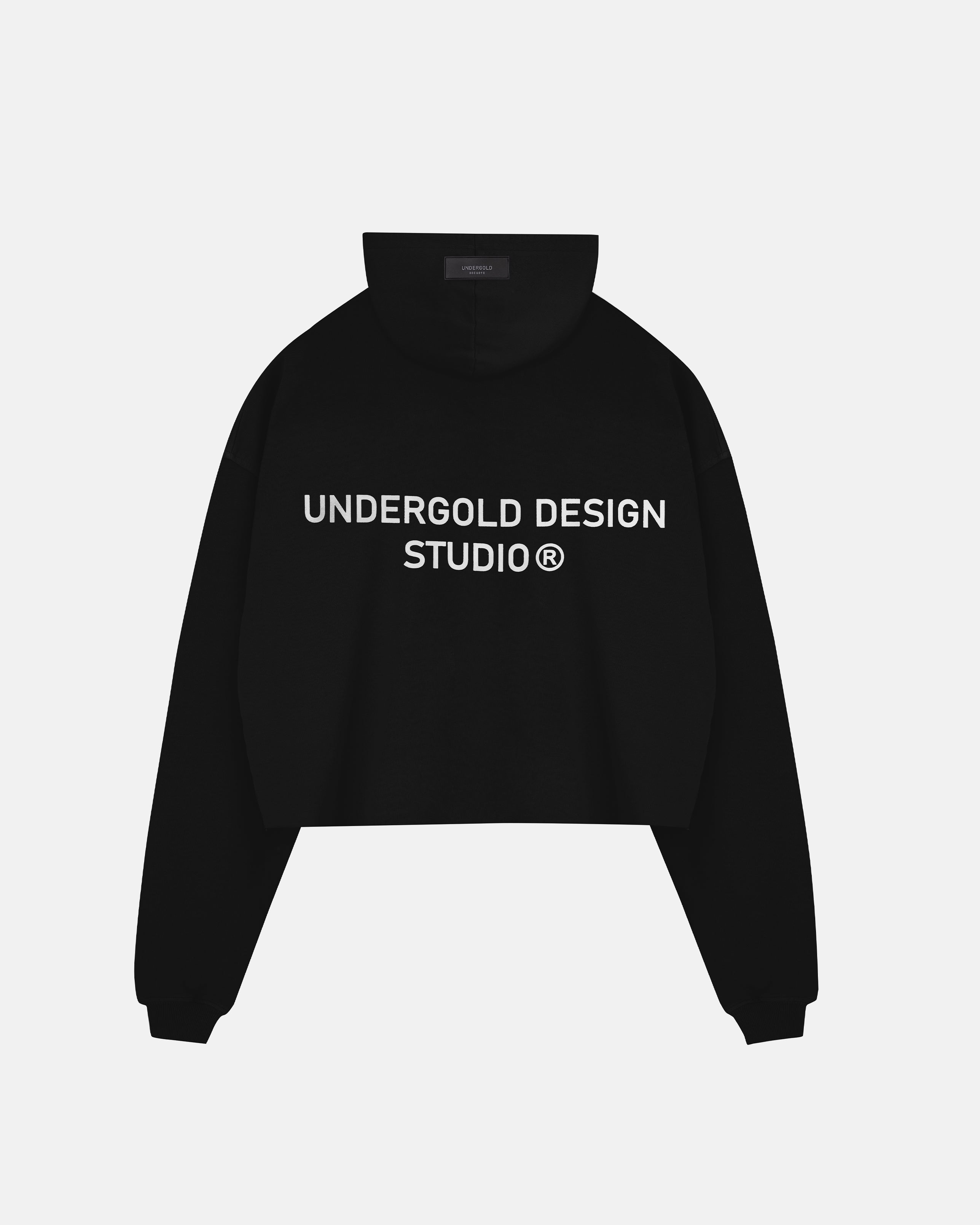 Genesis PT01 Basic Cropped Hoodie Black