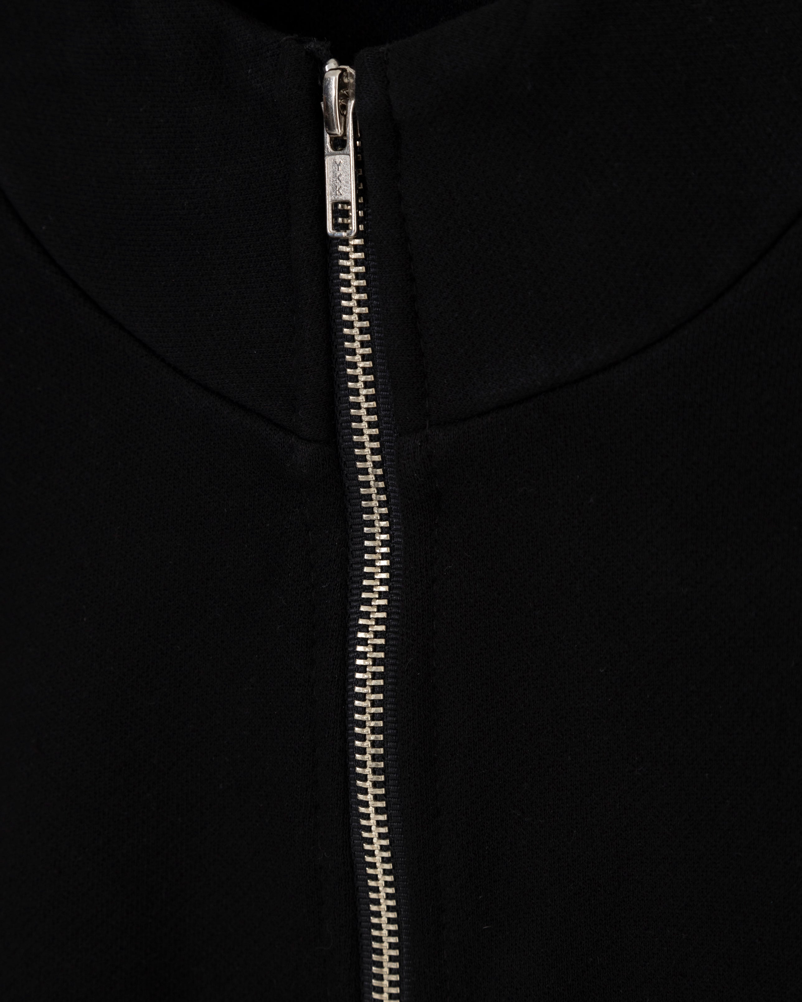 Genesis PT01 Basic Zip-up Crewneck Black