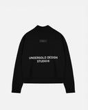 Genesis PT01 Basic Zip-up Crewneck Black