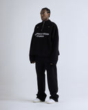 Genesis PT01 Basic Zip-up Crewneck Black