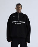 Genesis PT01 Basic Zip-up Crewneck Black