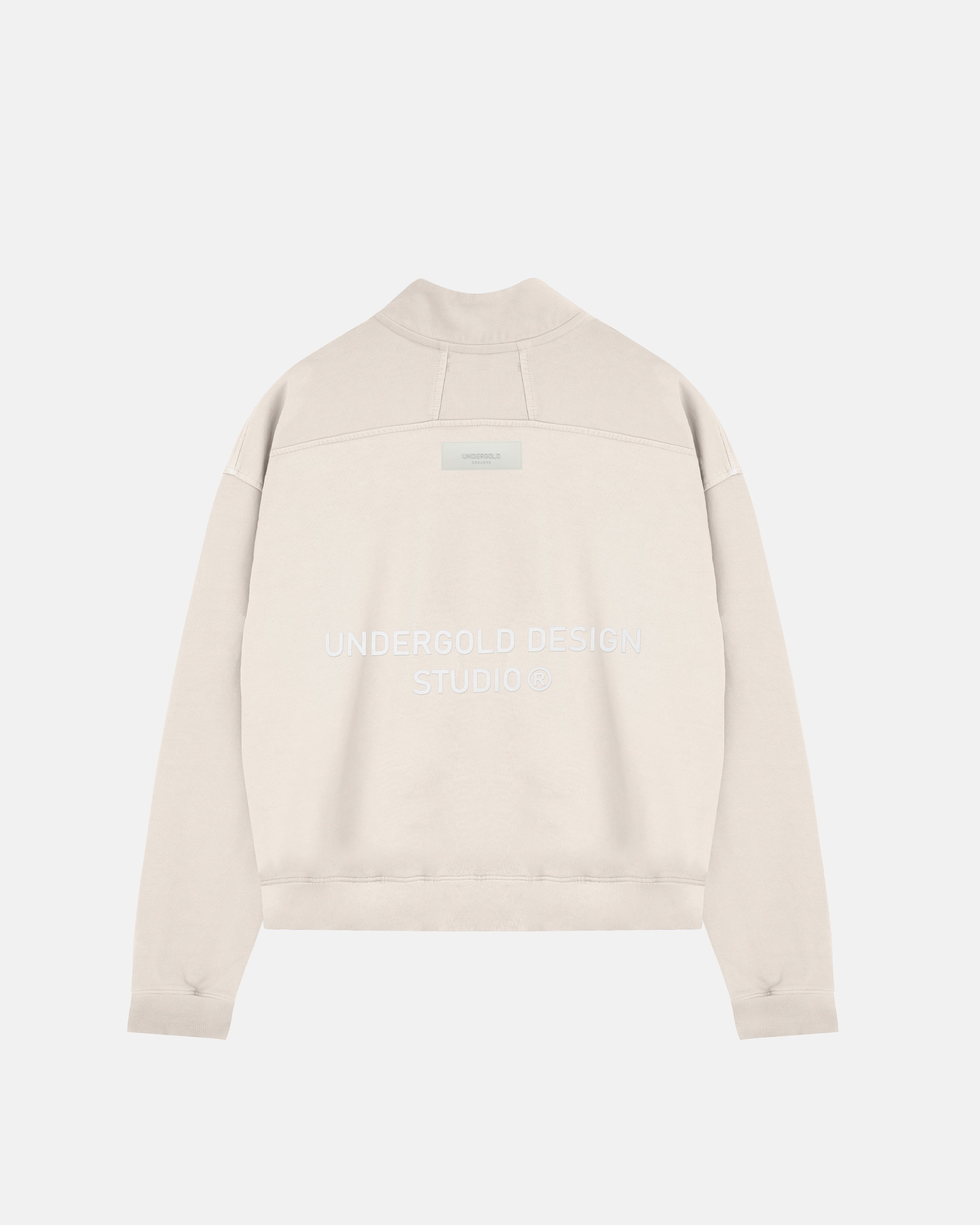 Genesis PT01 Basic Zip-up Crewneck Bone