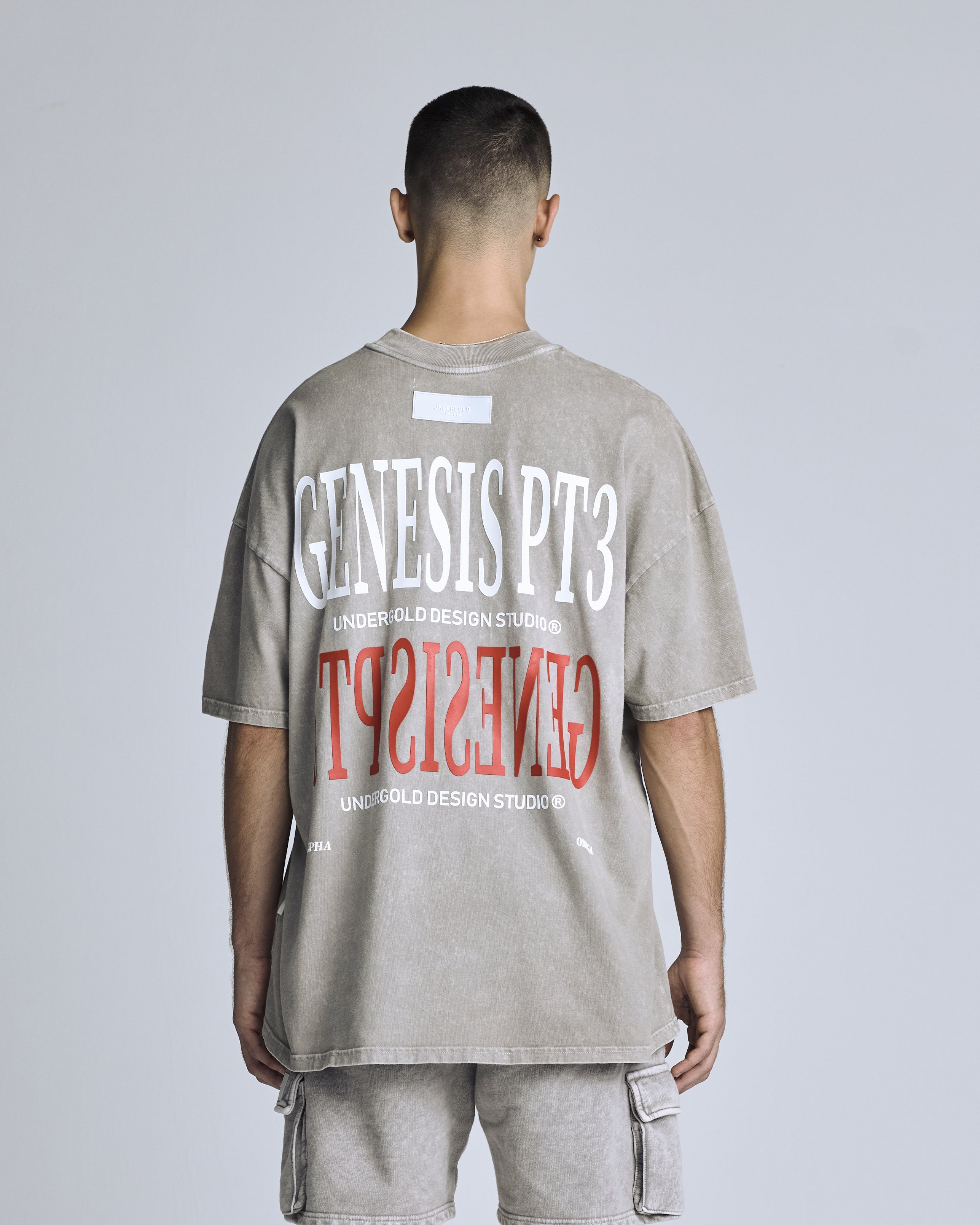 Genesis PT03 Holy Omega T-shirt Washed Gray