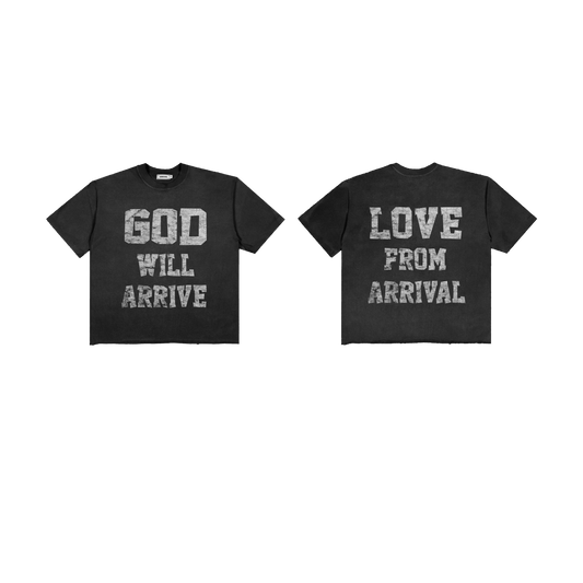 GOD WILL ARRIVE TEE (BLACK)