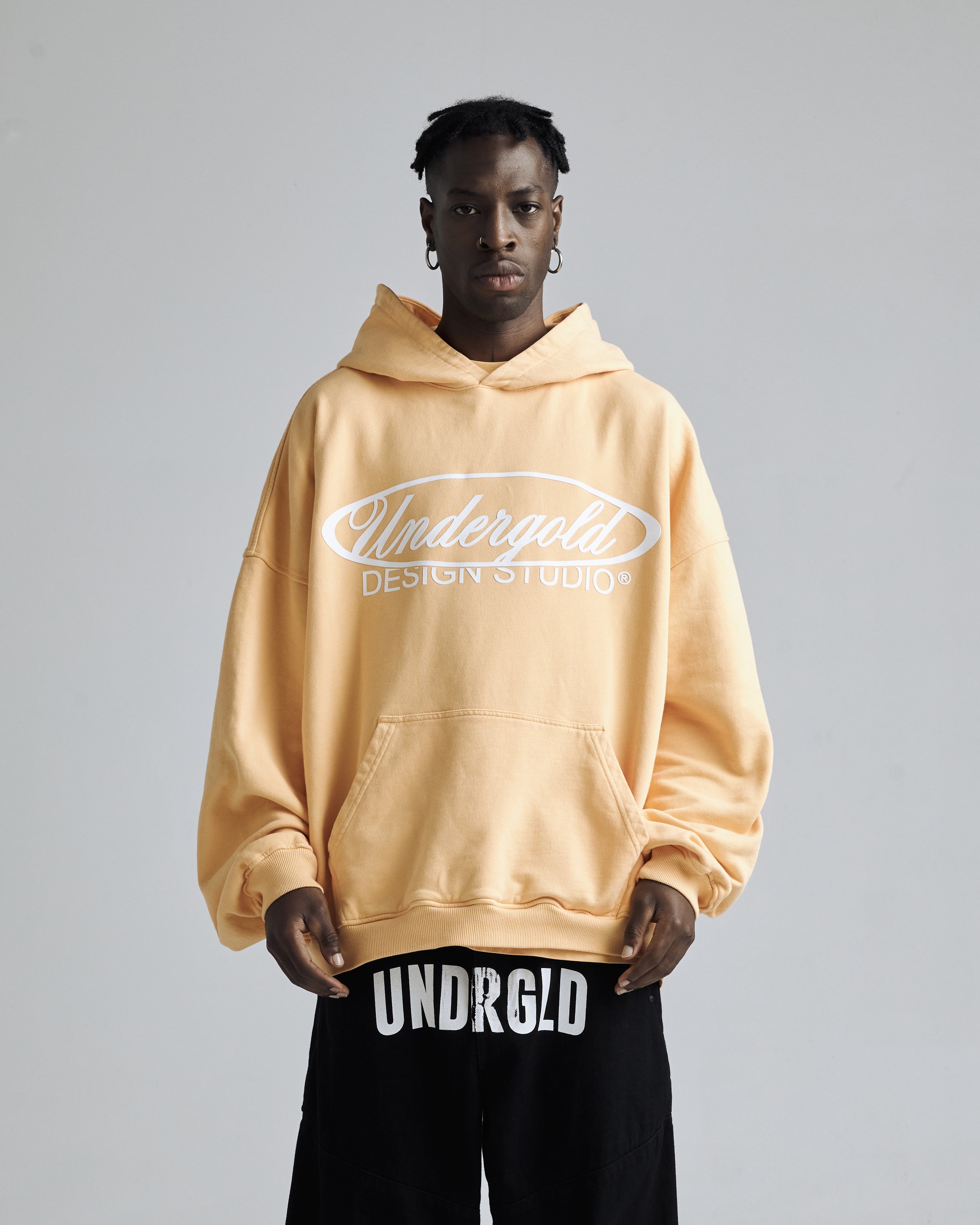 Golden Hills III Basic Hoodie Orange