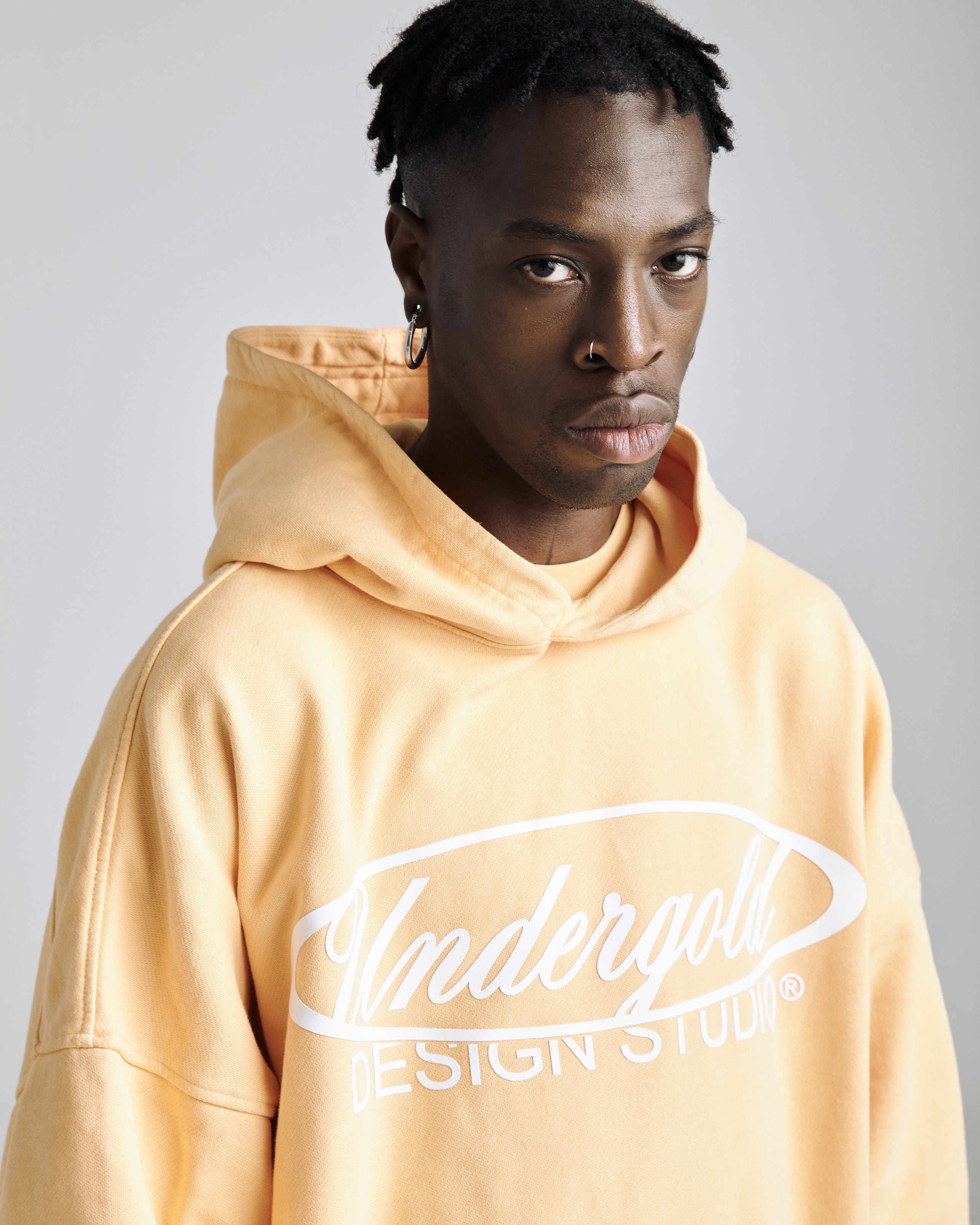 Golden Hills III Basic Hoodie Orange