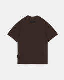 Golden Hills III Embroidered Eagle T-shirt Brown