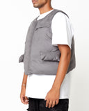 EPTM SUEDE BUBBLE VEST-GRAY