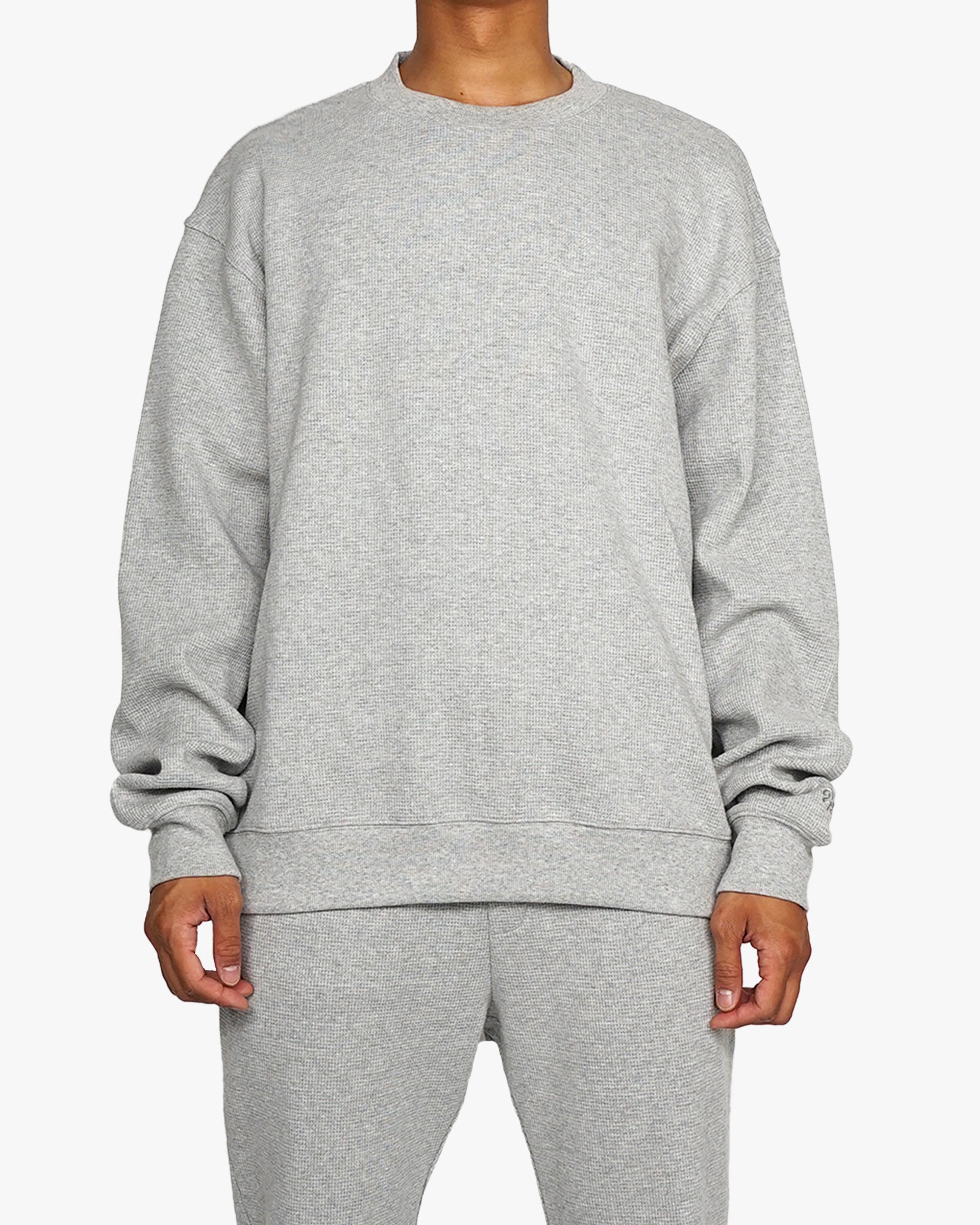 EPTM THERMAL SWEATSHIRT-HEATHER GRAY