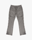 EPTM SNAP CARGO FLARED PANTS-GREY