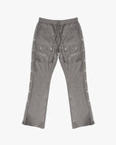 EPTM SNAP CARGO FLARED PANTS-GREY