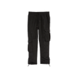 Black Woodgrain Nylon Pant