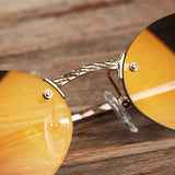 Helios Round Frameless Sunglasses