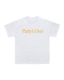 "Party's Over" Tee (White/Orange)