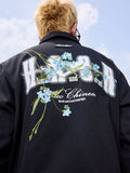 Vintage Floral Embroidered Collar Jacket