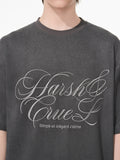 Cursive Logo Suede Tee