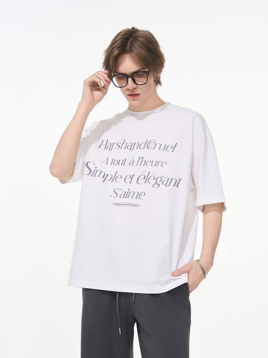 Vintage Handwritten Printed Tee