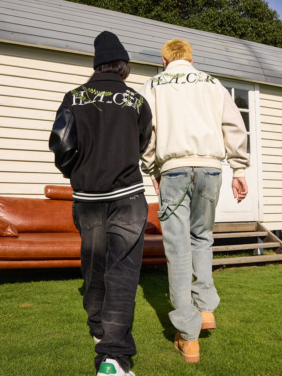 Brenches Embroidered Varsity Jacket