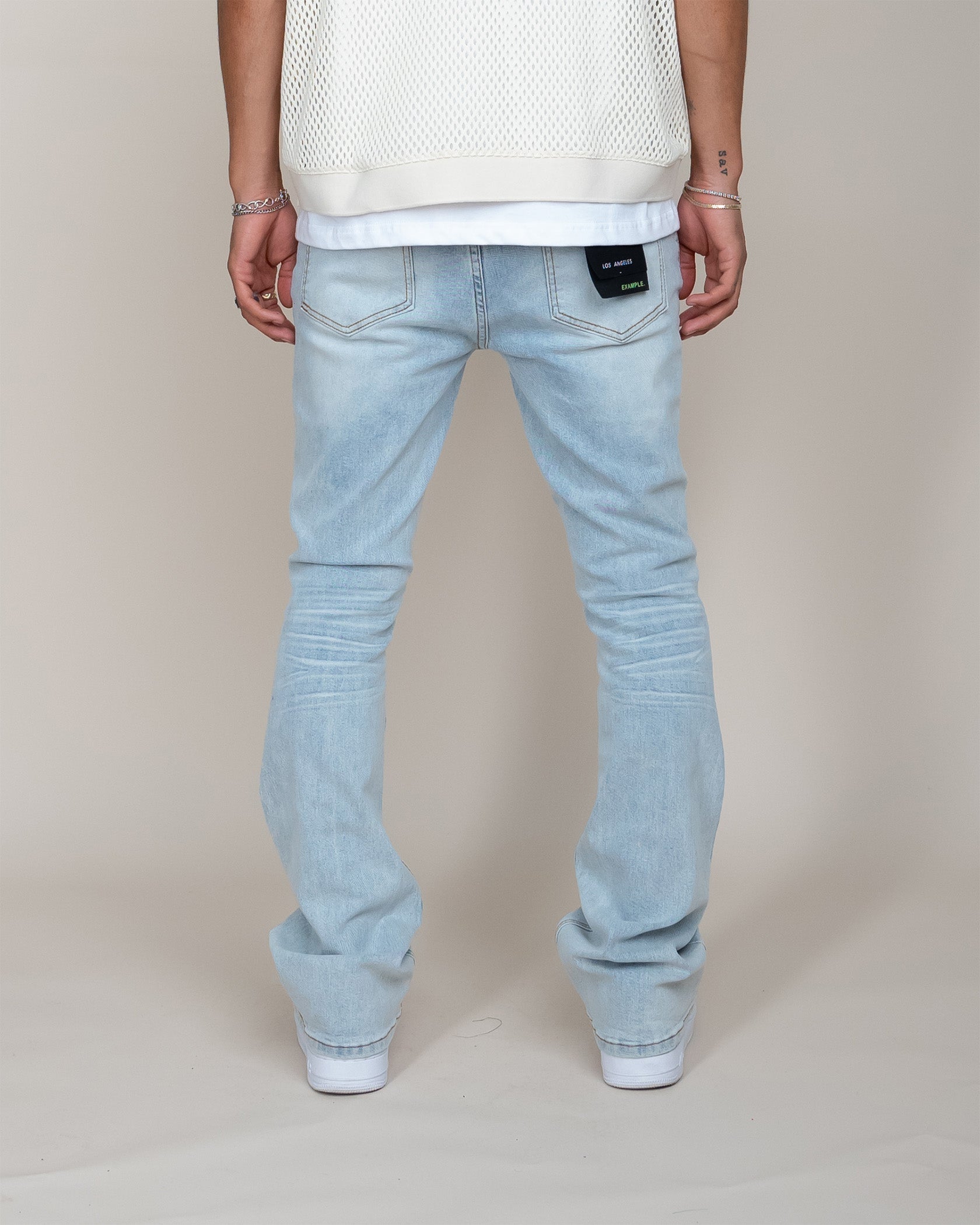 EPTM PERFECT FLARED DENIM - LIGHT INDIGO