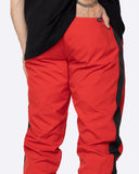 EPTM NYLON BASIC TRACK PANTS-RED/BLACK