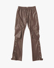 EPTM LEATHER SNAP FLARE-BROWN