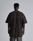 Line Logo Tshirt Brown