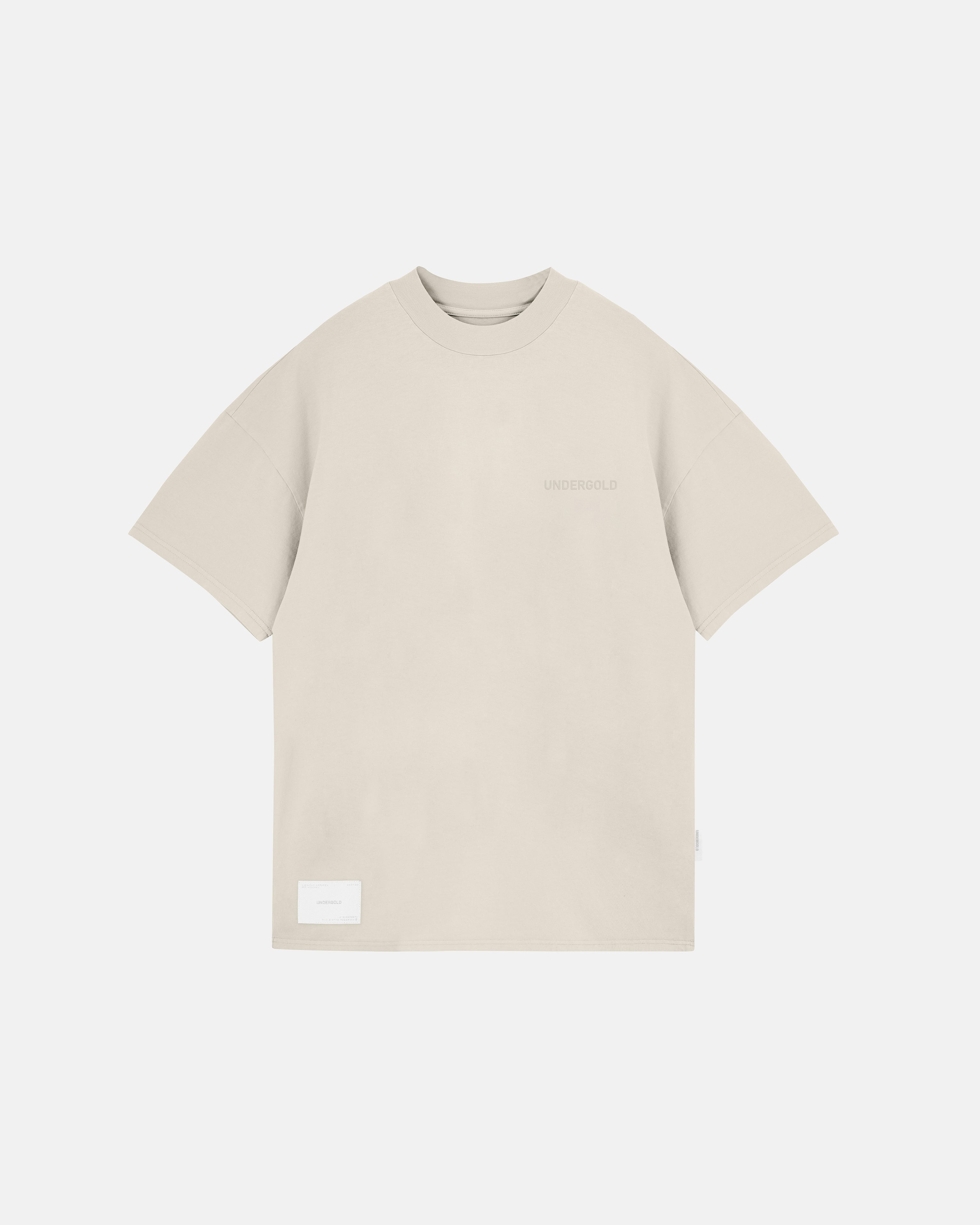 Line Logo Tshirt Cream