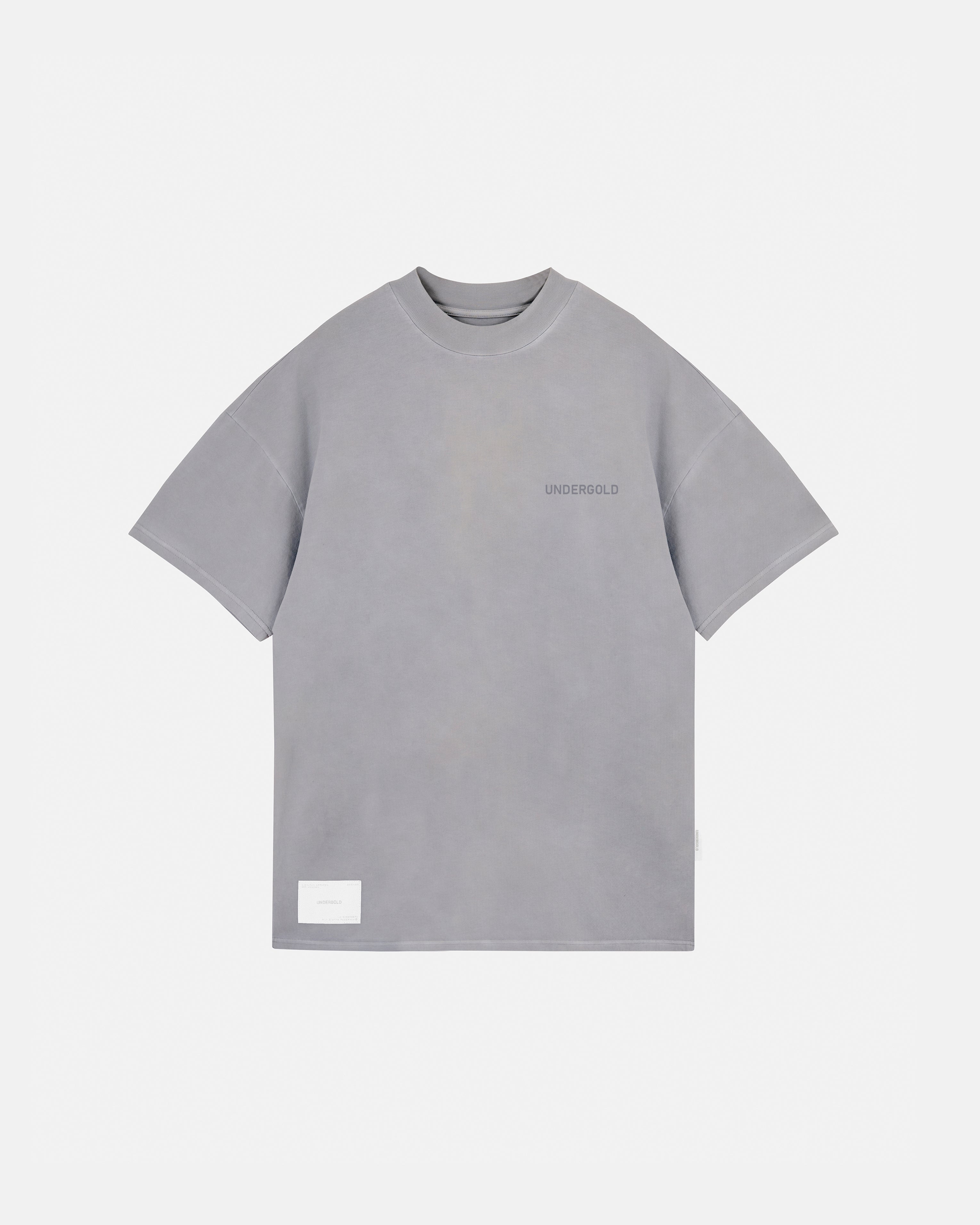 Line Logo Tshirt Washed Gray