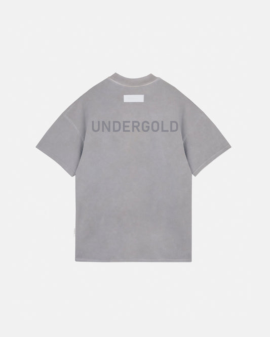 Line Logo Tshirt Washed Gray