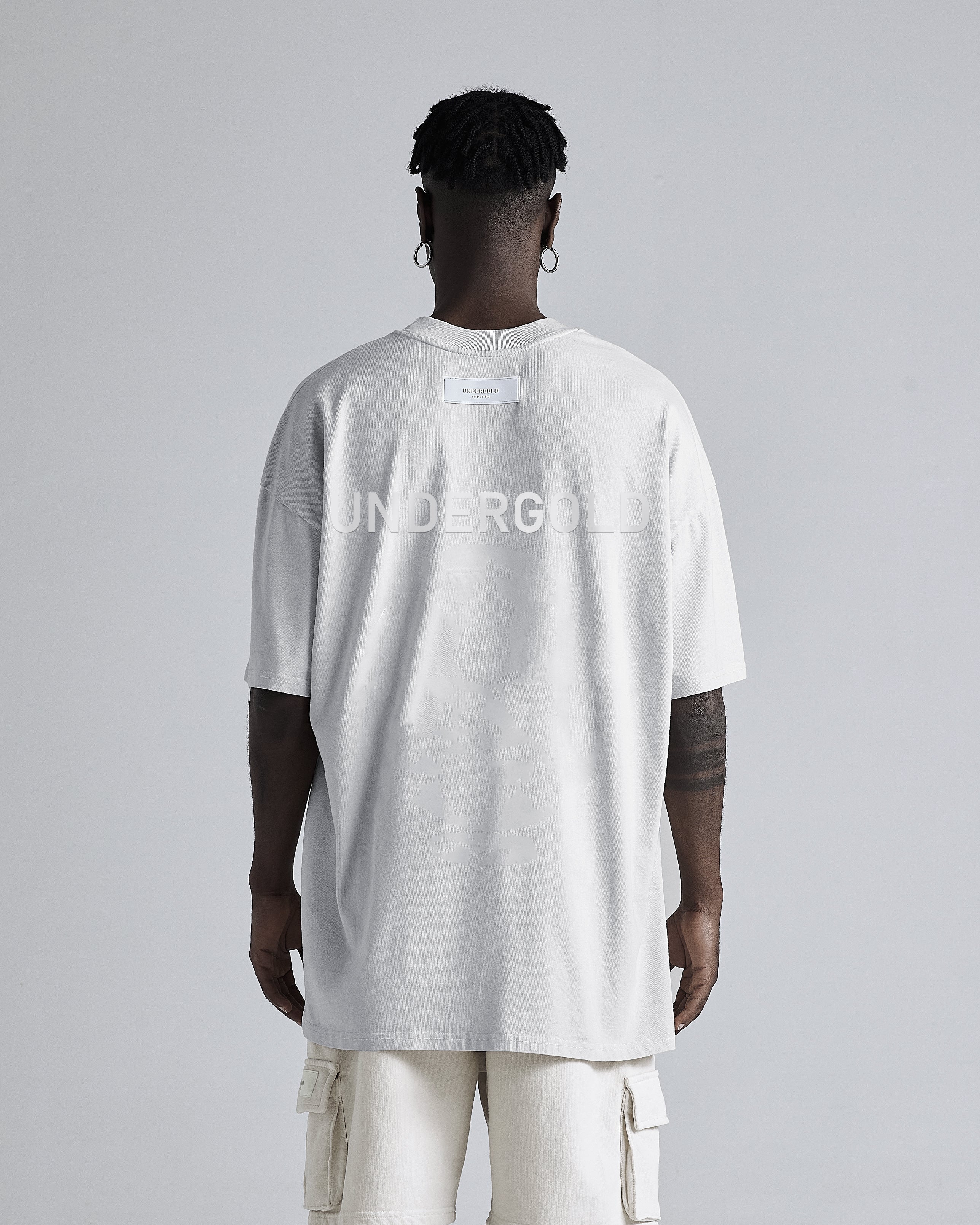 Line Logo Tshirt White