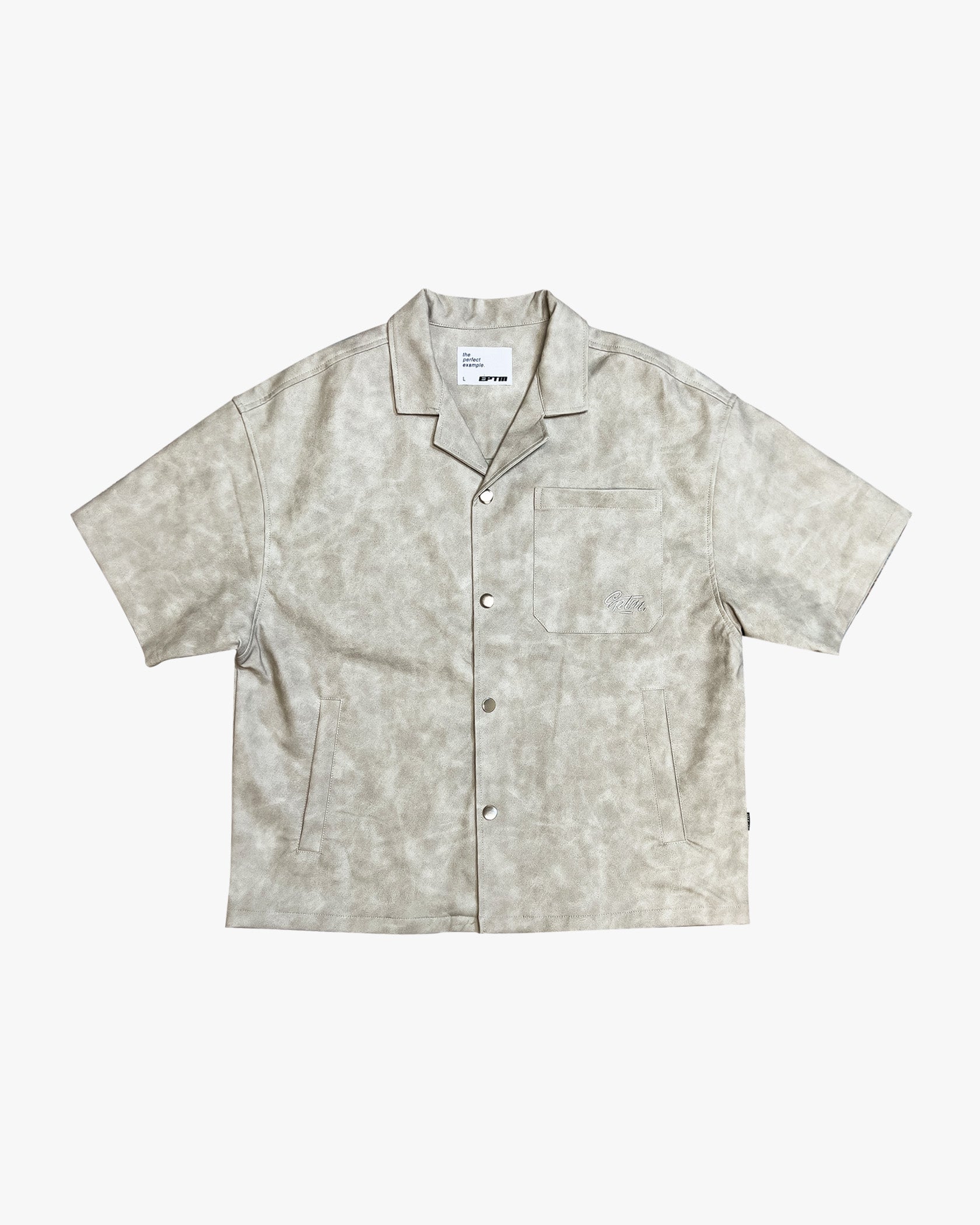 EPTM LUXE SHIRT - CEMENT