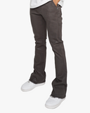 EPTM MACKY FLARE WAX PANTS-GREY