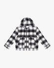 EPTM MOHAIR FLANNEL JACKET-BLACK/WHITE