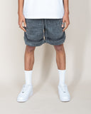 EPTM MOHAIR SHORTS - CHARCOAL