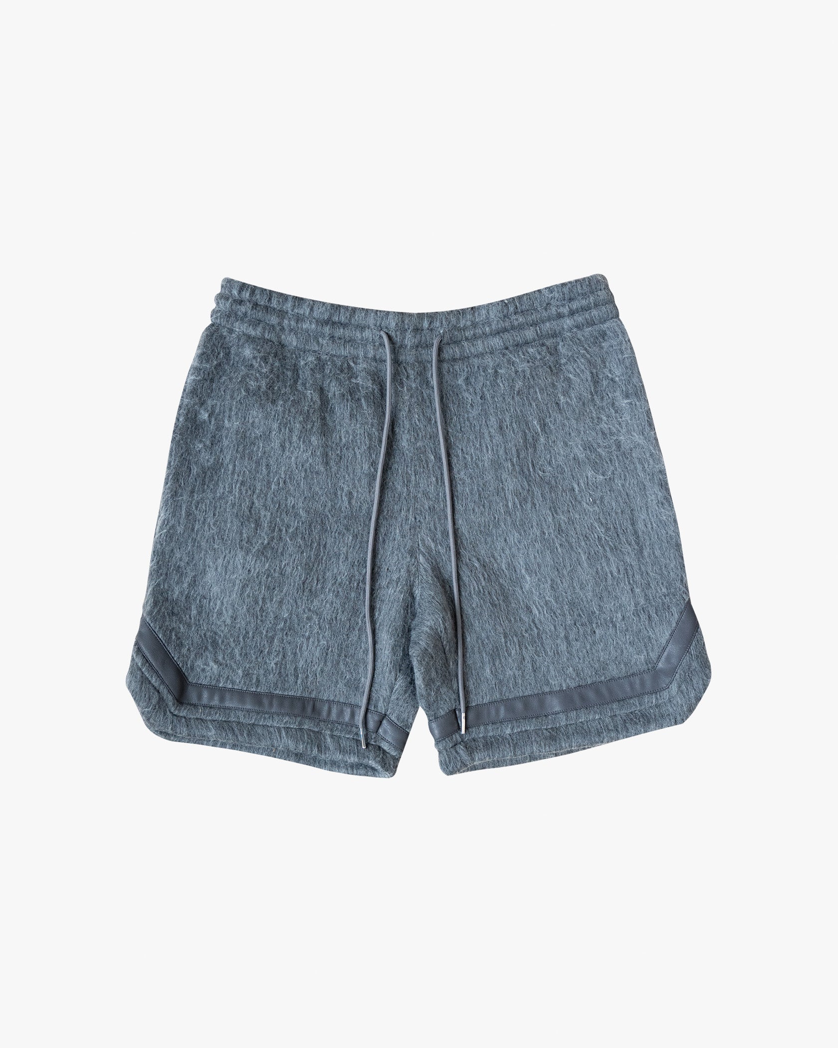 EPTM MOHAIR SHORTS - CHARCOAL