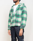 EPTM MOHAIR FLANNEL JACKET-GREEN