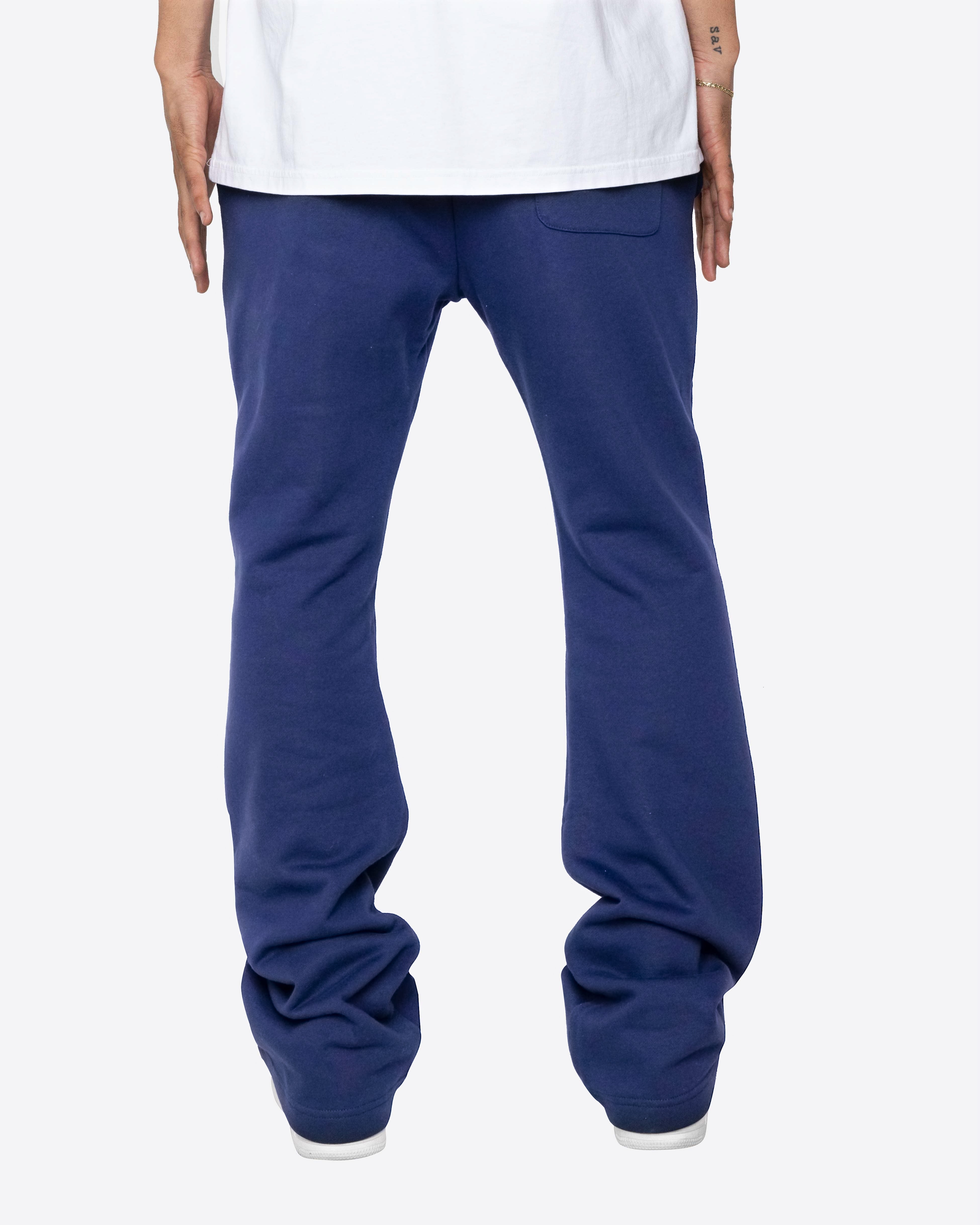 PERFECT FLARE SWEATPANTS-NAVY