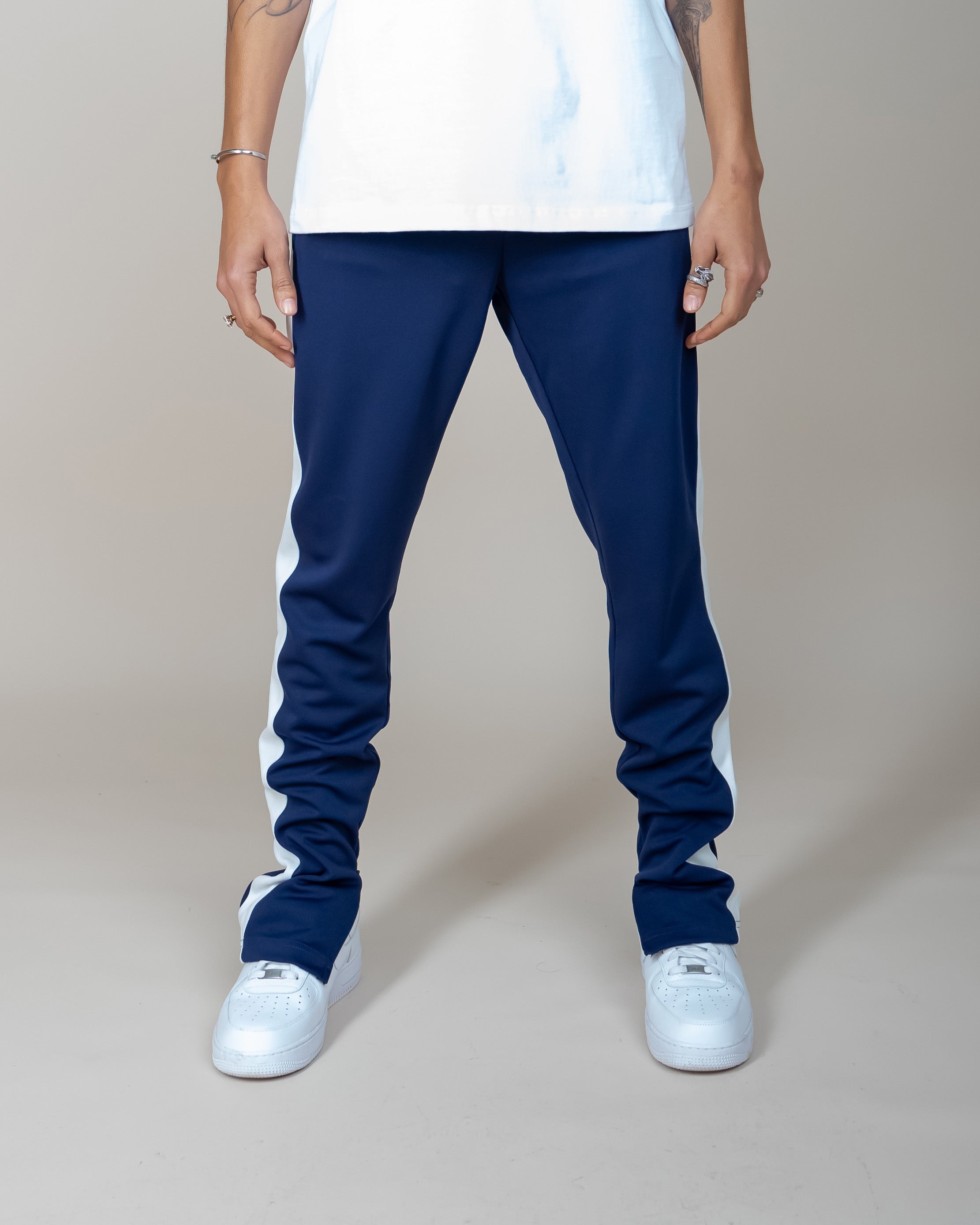 EPTM TRACK PANTS-NAVY/IVORY