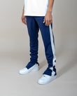 EPTM TRACK PANTS-NAVY/IVORY