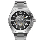 NO110SK - NOBLE SKELETON SILVER WATCH