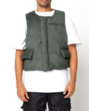 EPTM SUEDE BUBBLE VEST-HUNTER GREEN