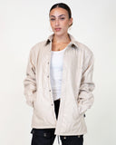 EPTM ORION PUFFER SHIRT-CREAM