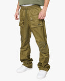 EPTM PUFFER PAISLEY PANTS-OLIVE