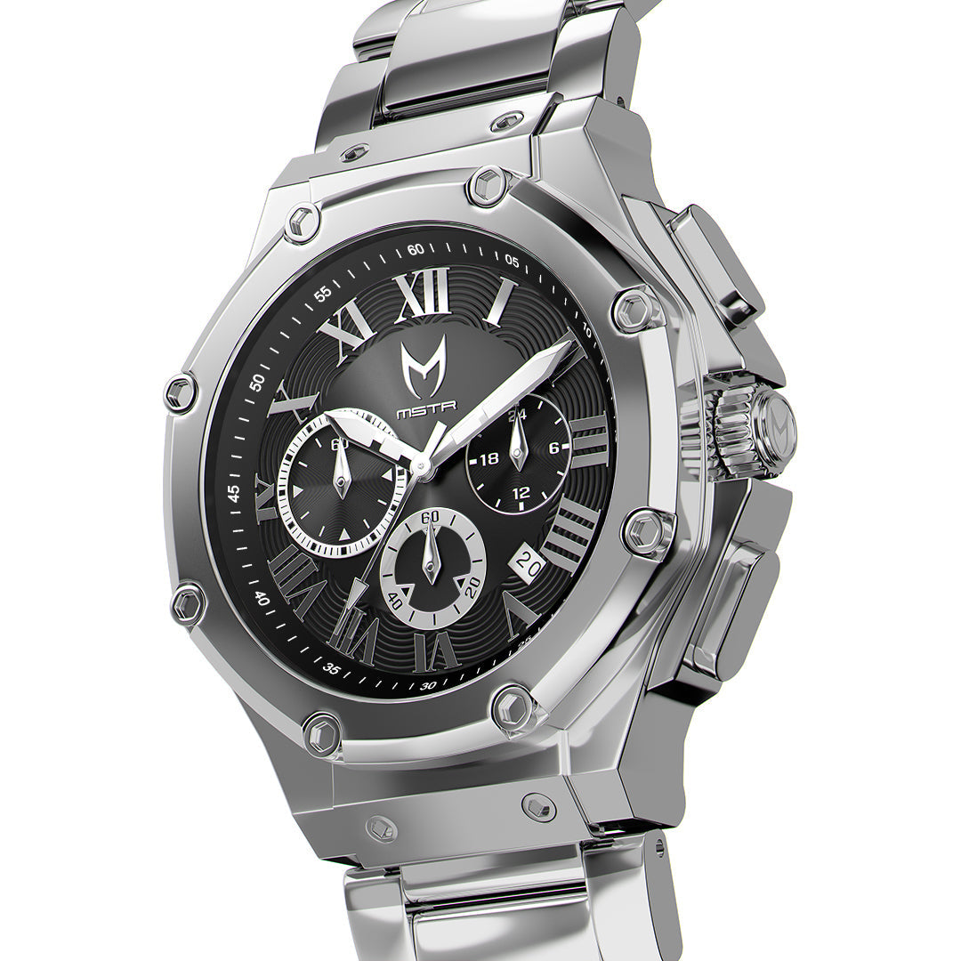 AM1045SSP - AMBASSADOR SILVER POLISHED WATCH