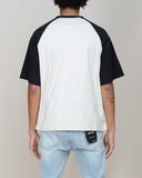 EPTM BOXY RAGLAN TEE - BLACK