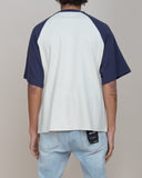 EPTM BOXY RAGLAN TEE - NAVY