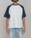 EPTM BOXY RAGLAN TEE - NAVY