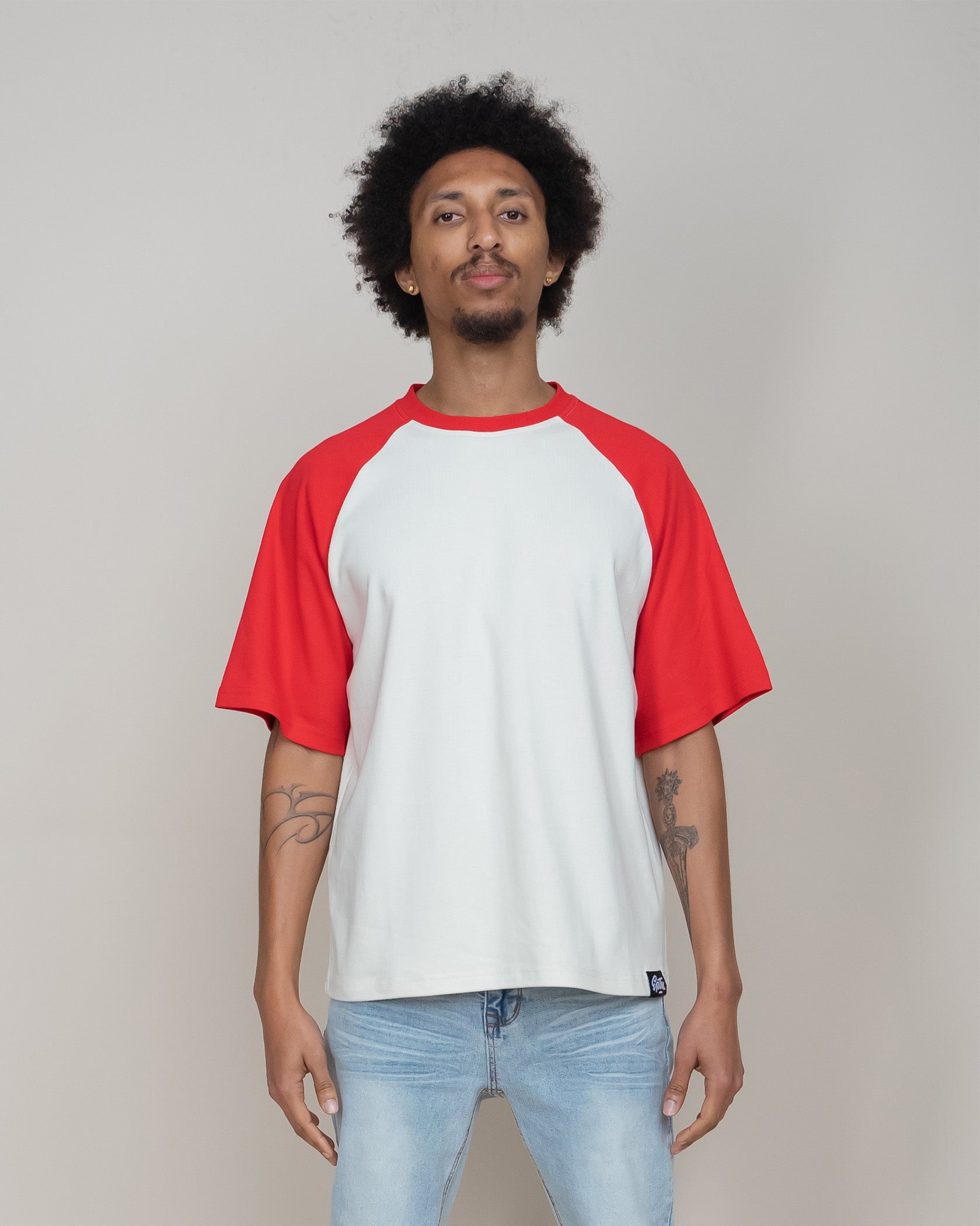 EPTM BOXY RAGLAN TEE - RED