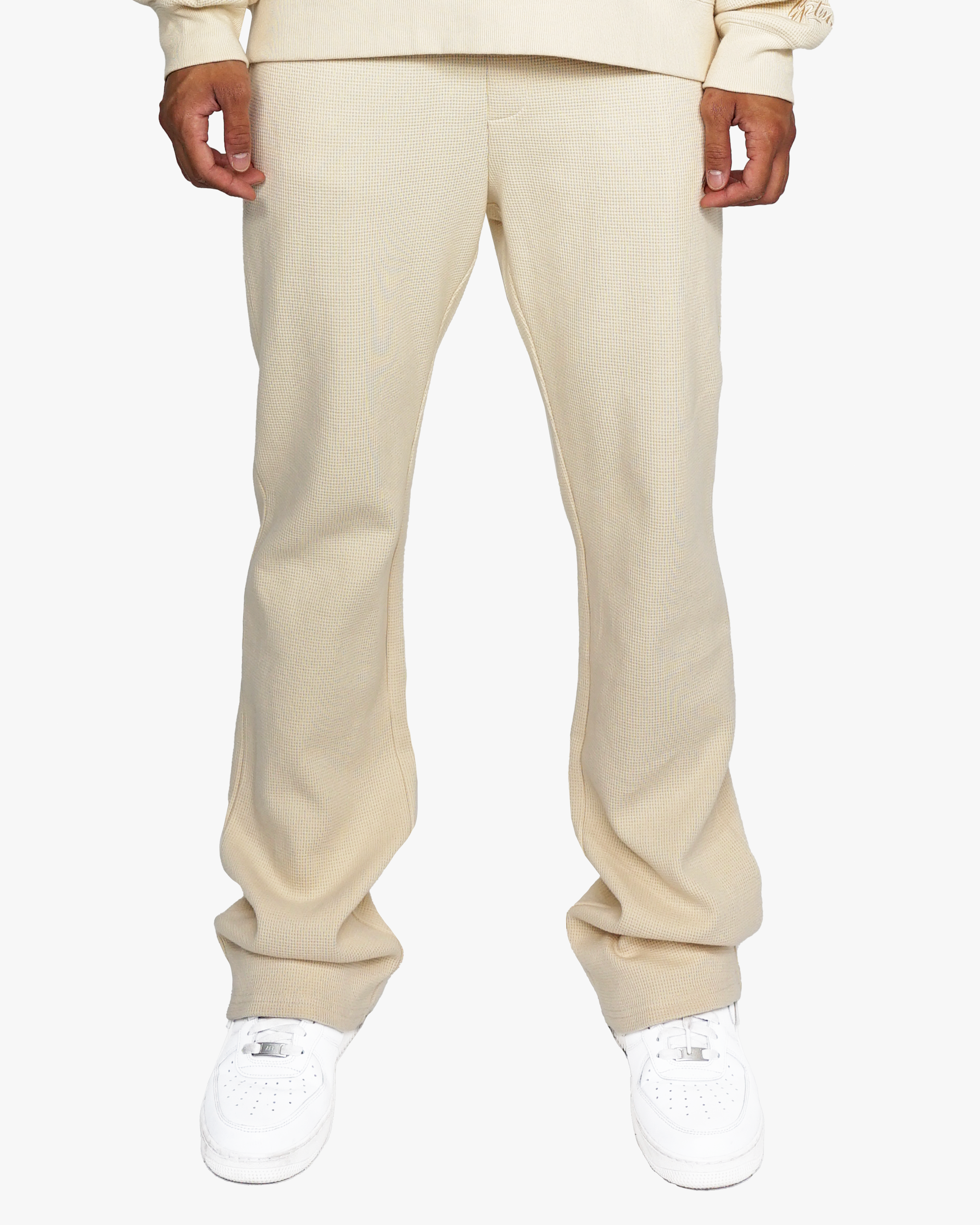 EPTM THERMAL FLARE PANTS-CREAM